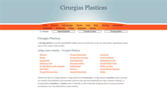 Desktop Screenshot of cirurgias-plasticas.com