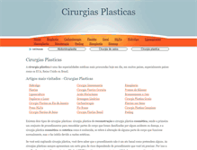 Tablet Screenshot of cirurgias-plasticas.com